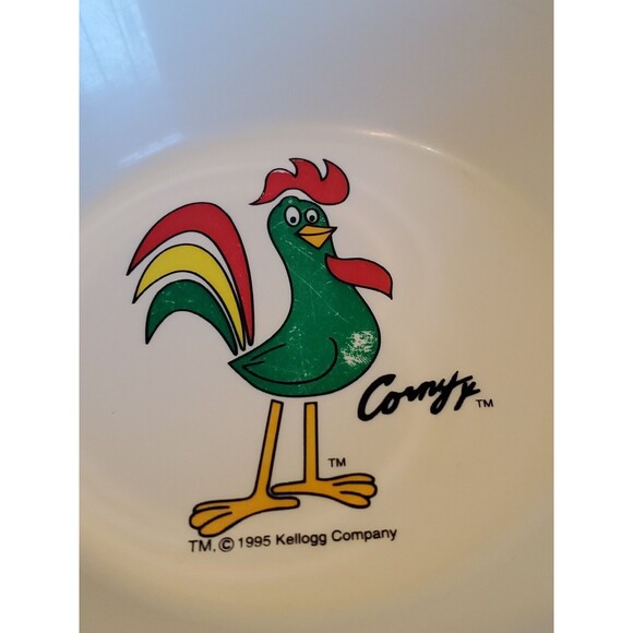 Vintage Kellogg's Corn Flakes Cereal Bowl Vintage  Corny 1995 - Picture 5 of 13